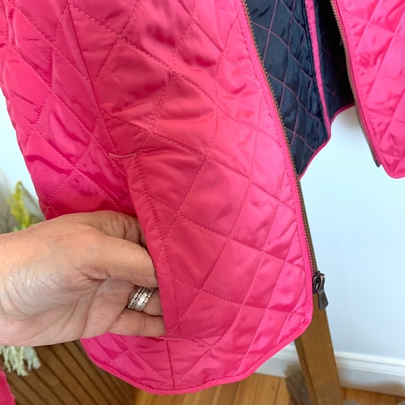 NWT Brooks Brothers Pink Quilted Jacket sz 0 XS / SM - Picture 5 of 15
